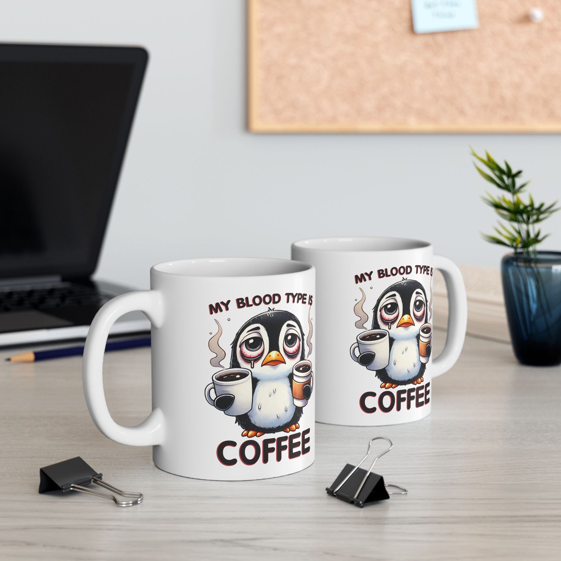 White ceramic coffee mug with “My Daily Cup of Hope” printed in bold script on both sides, available in 11oz and 15oz sizes for faith and coffee lovers