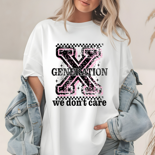 Retro Generation X T‑Shirt – Vintage 90s Graphic Tee, Unisex Casual Wear, Millennial Nostalgia Gift
